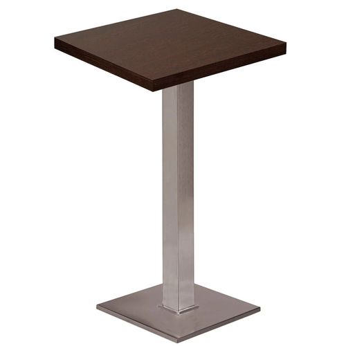 Table contemporaine - QUADRA - Fit Interiors - en mélaminé / avec piètement en fonte / carrée