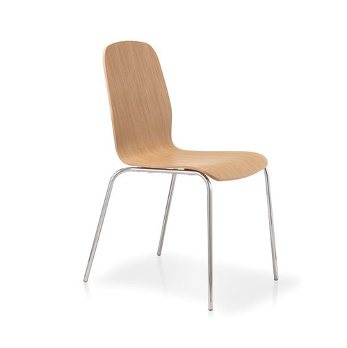 Chaise contemporaine - TRACY - Fit Interiors - d'intérieur / en chêne / en hêtre