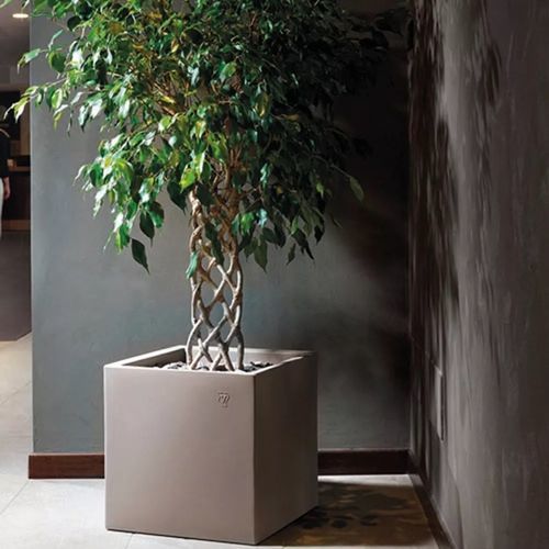 Pot de jardin en polyéthylène - PILAR - Fit Interiors - rectangulaire / cube / professionnel