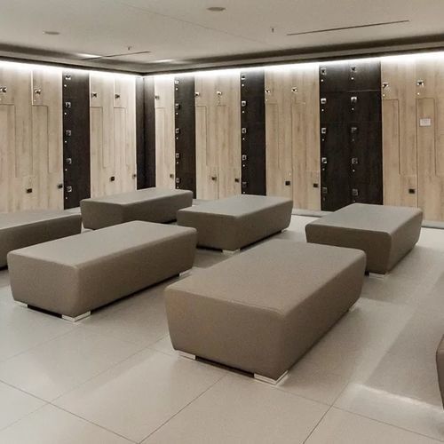 Banc contemporain - LINGOTTO - Fit Interiors - en simili cuir / sans dossier / sans accoudoirs