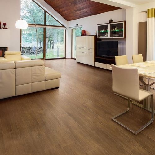 Sol stratifié en HPL - NEWFLOOR - aspect bois / professionnel