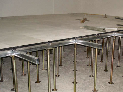 Plancher technique en métal - MERO-TSK - d'intérieur / pour salle blanche