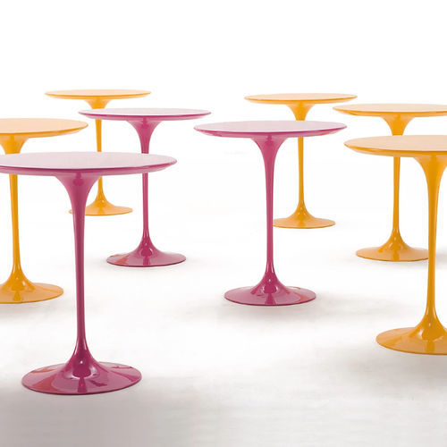 Table mange-debout contemporaine - SAARINEN - Giovannetti Collezioni - en polyuréthane / avec piètement en polyuréthane / ronde