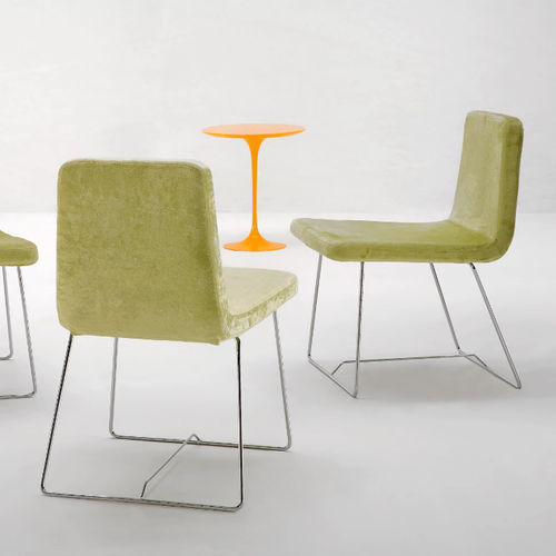 Chaise contemporaine - ALICE - Giovannetti Collezioni - d'intérieur / en tissu / avec piètement en métal