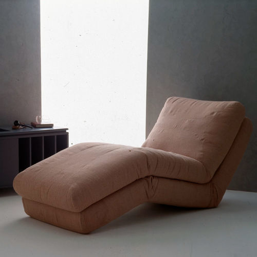 Chaise longue contemporaine - PAPESSA - Giovannetti Collezioni - en tissu / en polyuréthane / 1 place