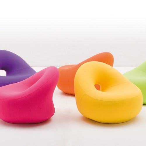 Chauffeuse contemporaine - BOLLE - Giovannetti Collezioni - en tissu / en acier / tapissée
