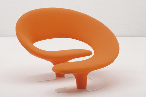 Chaise longue design original - CIRCUS - Giovannetti Collezioni - en tissu / en acier / 1 place