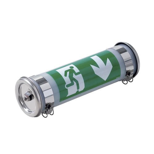 Éclairage de secours en saillie - MAXWELL 100 LSC BT - Sammode - tubulaire / à LED / en polycarbonate