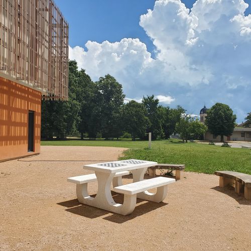 Table d'échecs d'extérieur - TLFRG - Francioli - contemporaine / pour école / pour université