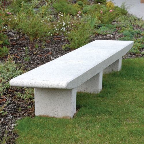 Banc public en granite - BAJ200P - Francioli - en béton / d'extérieur