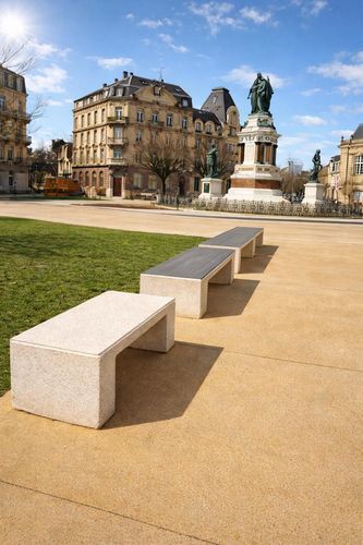 Banc contemporain - BA80P - Francioli - en béton / sans dossier / sans accoudoirs