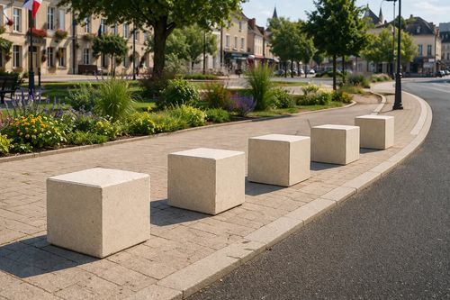 Borne de protection - BO 33 - Francioli - anti-stationnement / en béton / pour espace public