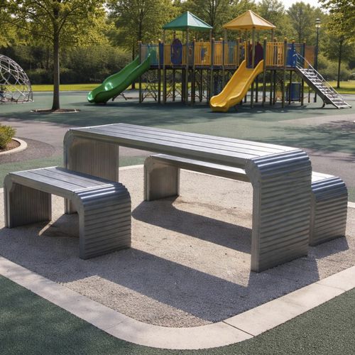 Banc public contemporain - BA102  - Francioli - en béton / sans dossier / sans accoudoirs