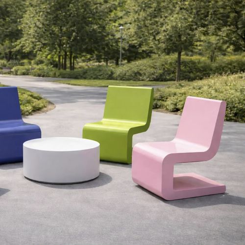 Fauteuil urbain contemporain - ALIOTH - Francioli - en béton / en béton / beige