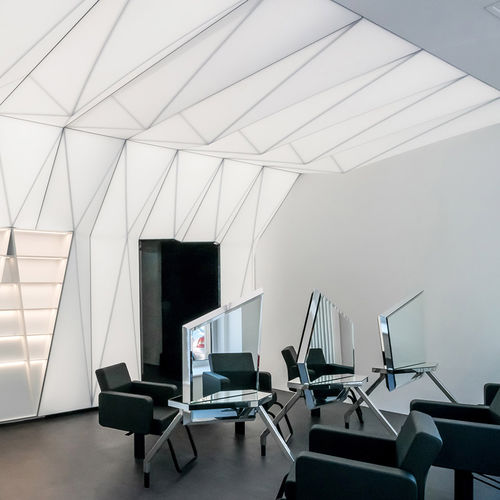 Faux-plafond acoustique - Saros Est OÜ - en métal / en dalles / en panneaux