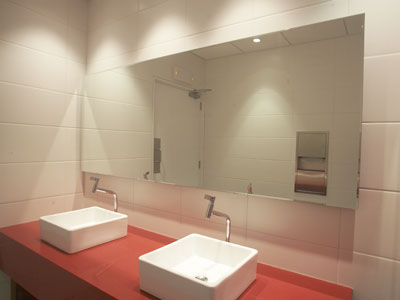 Miroir mural - MIREX - Furukawa Corporation - contemporain / rectangulaire / horizontal
