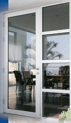 Porte d'entrée - CLASSIC 3736 - Furukawa Corporation - en verre / battante / vitrée