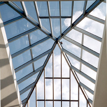 Lanterneau pour toiture - SKYGARD 2500® - EXTECH Exterior Technologies, Inc - à double vitrage / avec costière / en verre