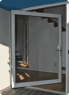 Porte d'entrée - SI3000P - Solar Innovations, Inc. - en verre / battante / vitrée