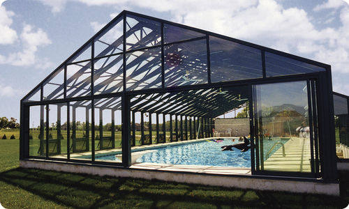 Véranda en aluminium - Solar Innovations, Inc. - pour piscine