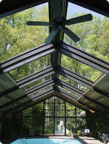 Toit vitré en métal - Solar Innovations, Inc. - escamotable