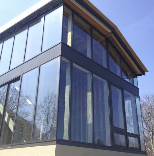 Mur-rideau ossature autoportante - SI5000 - Solar Innovations, Inc. - en aluminium et en verre