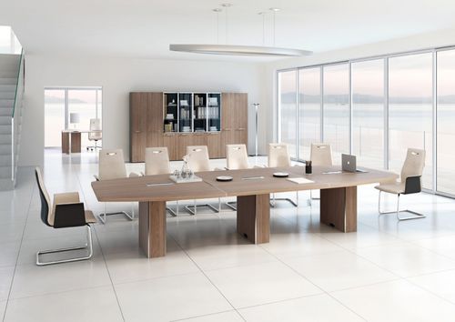 Table de conférence contemporaine - ATTIVA - Codutti Furniture Srl - en bois / professionnelle