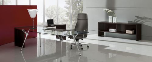 Bureau de direction - GENESIS - Codutti Furniture Srl - contemporain / en métal / en verre