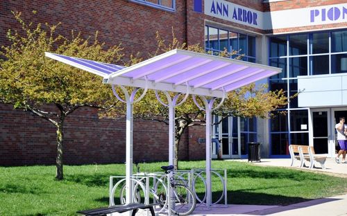 Abri vélo pour espace public - BUTTERFLY  - Duo-Gard - pour les zones urbaines