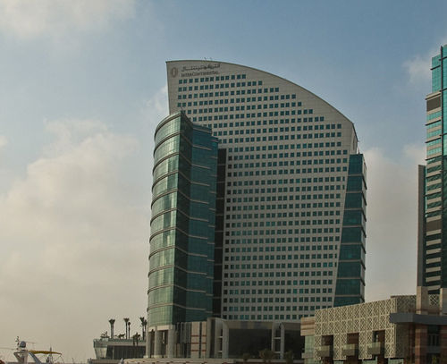 Mur-rideau en panneaux - DUBAI FESTIVAL CITY - Josef Gartner - en aluminium et en verre