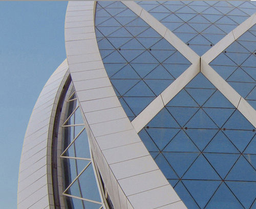 Mur-rideau en panneaux - HQ - Josef Gartner - en aluminium et en verre