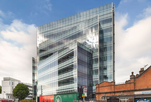 Mur-rideau en panneaux - 10 HAMMERSMITH GROVE - Josef Gartner - en aluminium et en verre