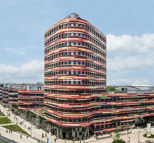 Façade ventilée en verre - BSU STATE MINISTRY - Josef Gartner - en métal