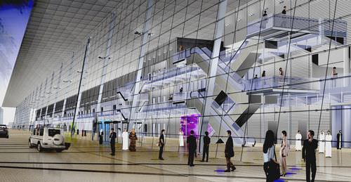Mur-rideau en panneaux - DOHA CONVENTION CENTER - Josef Gartner - en métal et en verre / à contrôle solaire