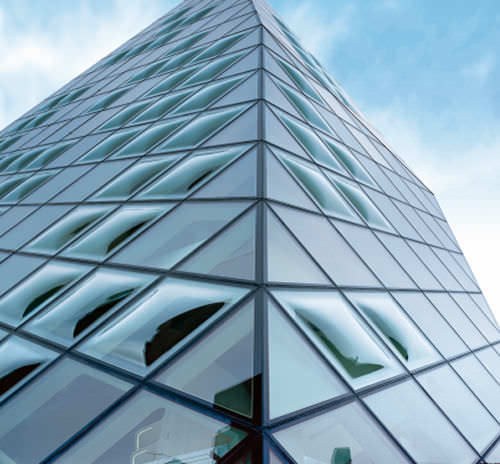 Mur-rideau ossature autoportante - PRADA AOYAMA EPICENTER - Josef Gartner - en aluminium et en verre