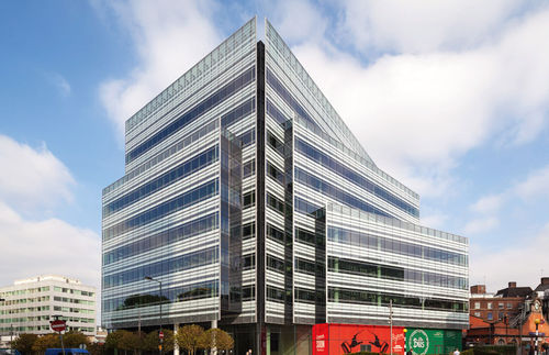 Mur-rideau ossature autoportante - HAMMERSMITH GROVE - Permasteelisa - en aluminium / en panneau de verre isolant