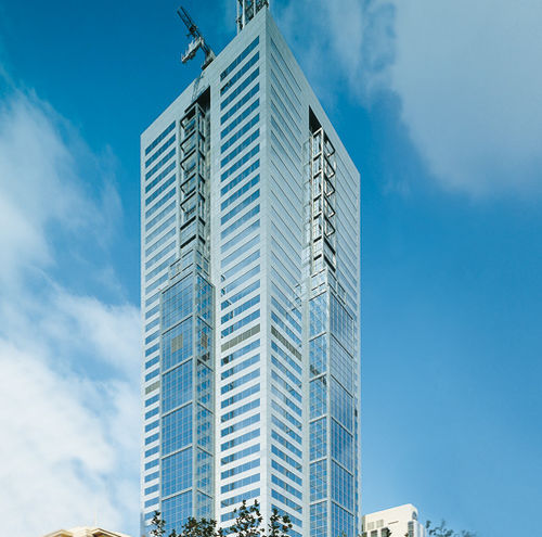 Mur-rideau en aluminium et en verre - COLLINS STREET - Permasteelisa - en verre