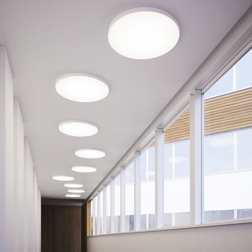 Plafonnier contemporain - PLAFO  - Pujol Iluminacion - rond / en aluminium / en polycarbonate