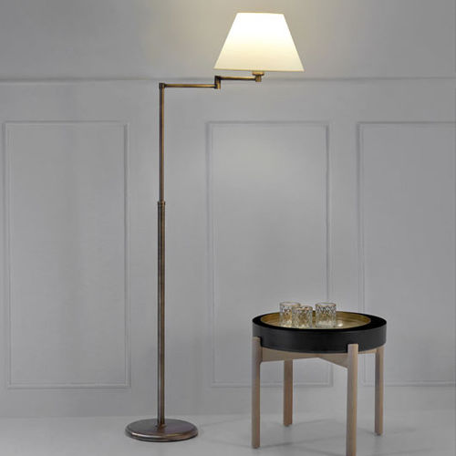 Lampe sur pied - AMERICANA  - Pujol Iluminacion - en laiton / en acier / en tissu