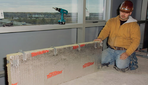 Isolant thermique - IMPASSE® HANGERS - Thermafiber, Inc - en laine minérale / en panneaux / pour intérieur