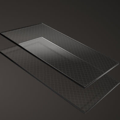 Panneau en verre pour protection incendie - WIRELITE®  - TGP - coupe-feu / feuilleté / armé