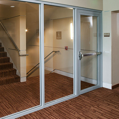 Porte d'intérieur - FIREFRAMES® DESIGNER SERIES - TGP - en inox / battante / vitrée