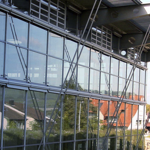 Système de fixation en inox - FIREFRAMES® CURTAINWALL SERIES - TGP - pour mur-rideau / pour intérieur / pour extérieur