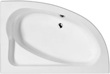 Baignoire d'angle - SYDNEY 160/175 - Repabad - en acrylique / blanche