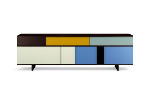 Buffet contemporain - ZIGGURAT_PAG. 26 : COMPOSITION 36  - ORME - en bois / en bois laqué