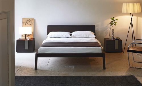 Lit double - SIRIO - ORME - contemporain / en bois