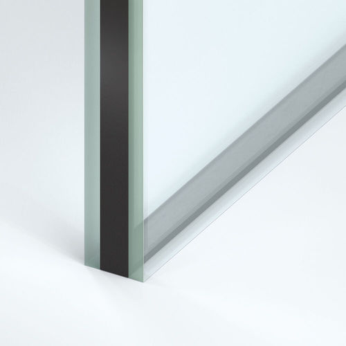 Cloison fixe - PROMAGLAS®-F1 - Promat - vitrée / en plaque de plâtre / professionnelle