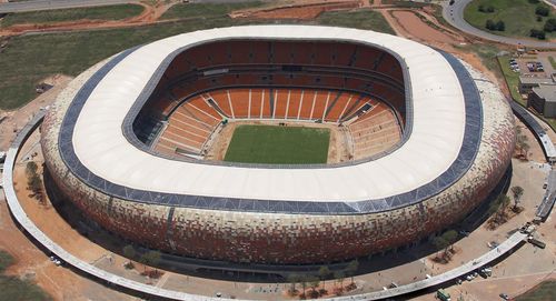 Membrane architecturale en résille - SOCCER CITY - Hightex - fibre de verre / en fibre de verre / en PTFE