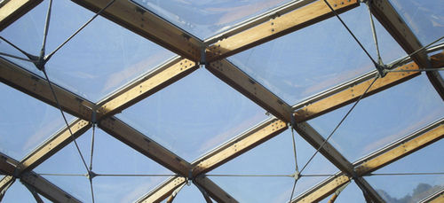Membrane architecturale en fibre de verre - ALNWICK GARDENS VISITOR CENTRE - Hightex - en PTFE / pour structure tendue