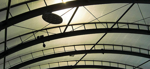 Membrane architecturale en ETFE - NOUVELLE GARE BELVAL-USINES - Hightex - pour structure tendue / pour toit / pour couverture